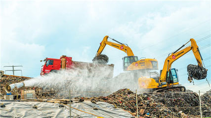 海口持续推进颜春岭垃圾填埋场生态修复工程海口文明网